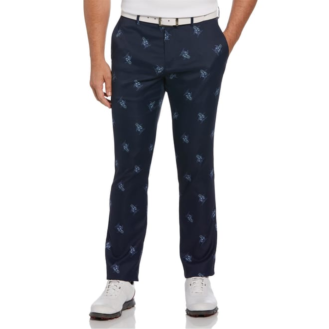 Over 60s Floral Straight Leg Trousers