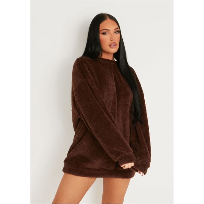 Borg V Back Jumper Dress