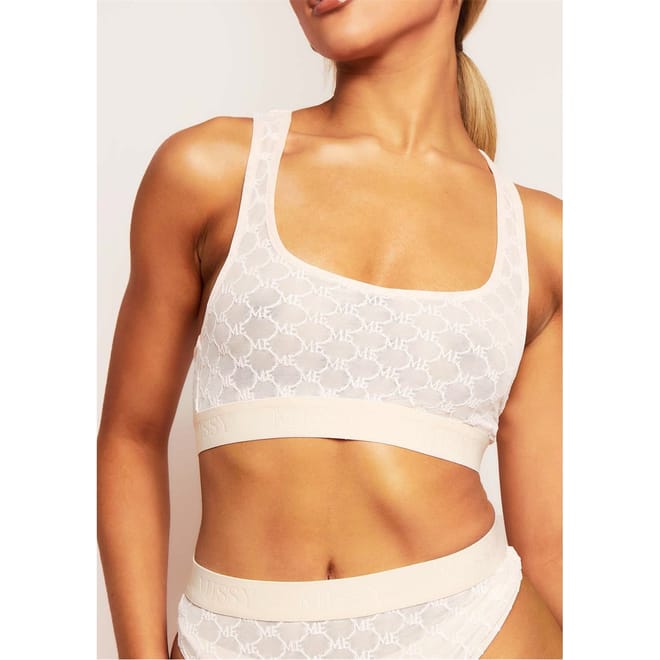 Embroidered Taped Racer Crop Vest Top