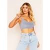 Round Scoop Neck Strappy Bralet