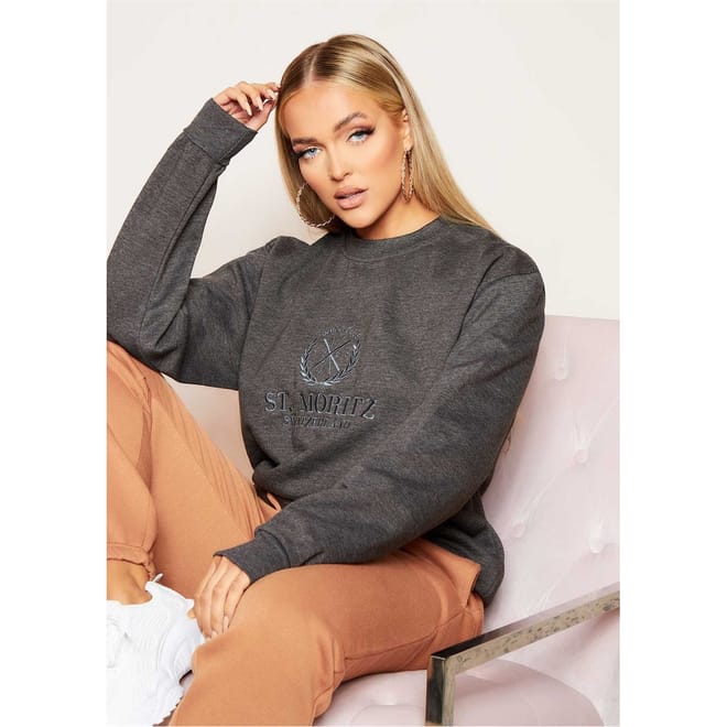Moritz Slogan Oversized Sweatshirt