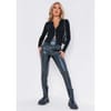 Leather Pu Seamed Trousers