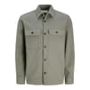 Solid Shirt Collar Overshirt