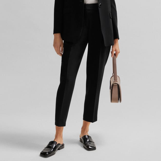 Tapia Belted Regular-Fit Trousers