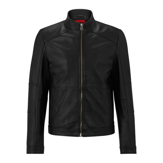 Lokis Zip Up Leather Biker Jacket