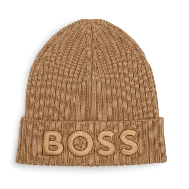 Lara Embroidered Logo Beanie