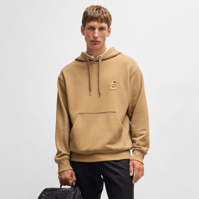 Double B Monogram Oversized-Fit Hoodie