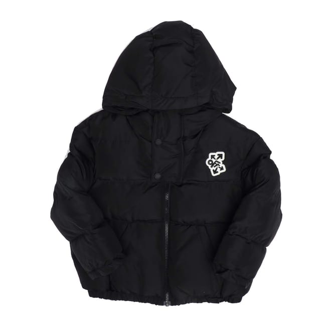 Juniors Rounded Nylon Puffer Jacket