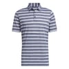 Mens Two Color Striped Golf Polo Shirt
