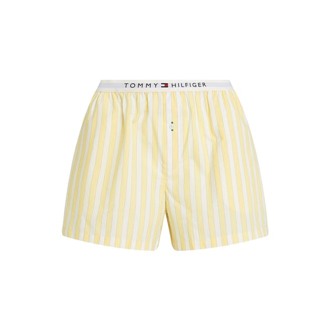 Vertical Stripe Bermuda Shorts