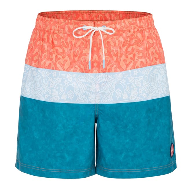 Color Block Swimming Shorts