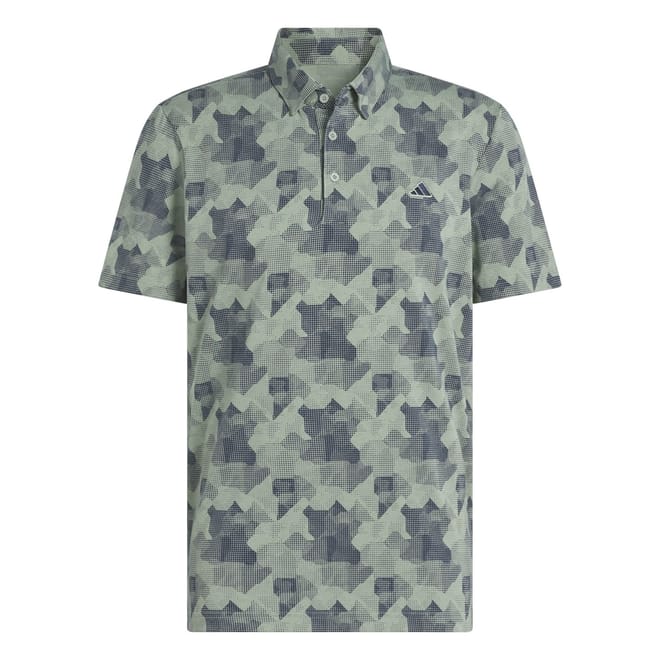 Mens All Over Print Golf Polo Shirt