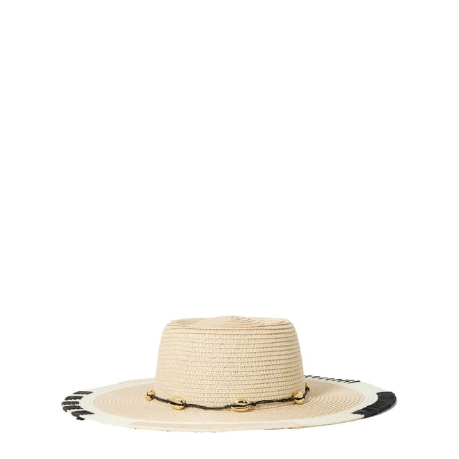 Trim Wide Brim Floppy Hat