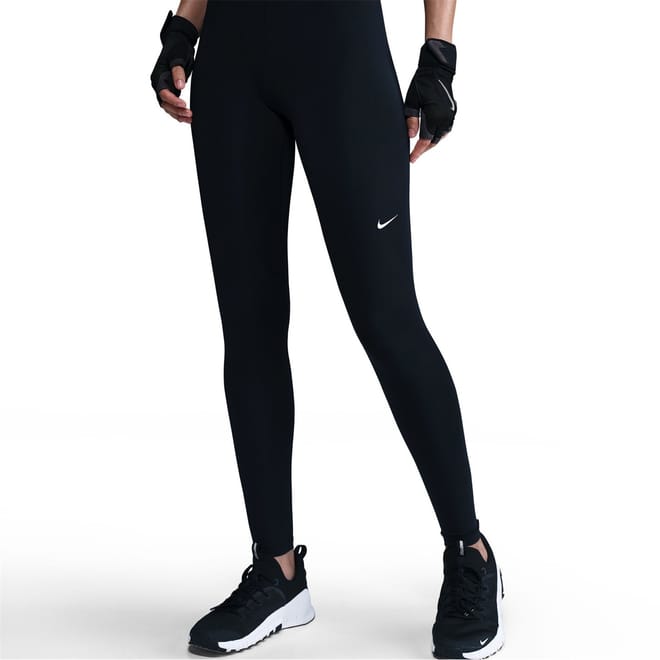 Womens Pro Mid Rise Mesh Panelled Leggings