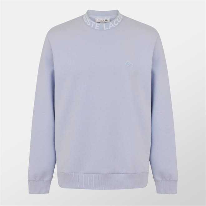 Mock Neck Lacoste Lettering Sweatshirt
