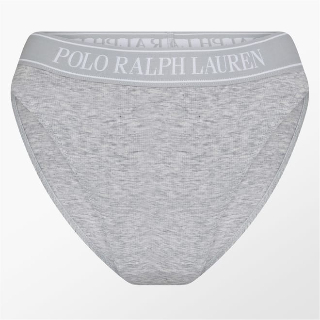 Heathered Logo Waistband Bikini Bottom