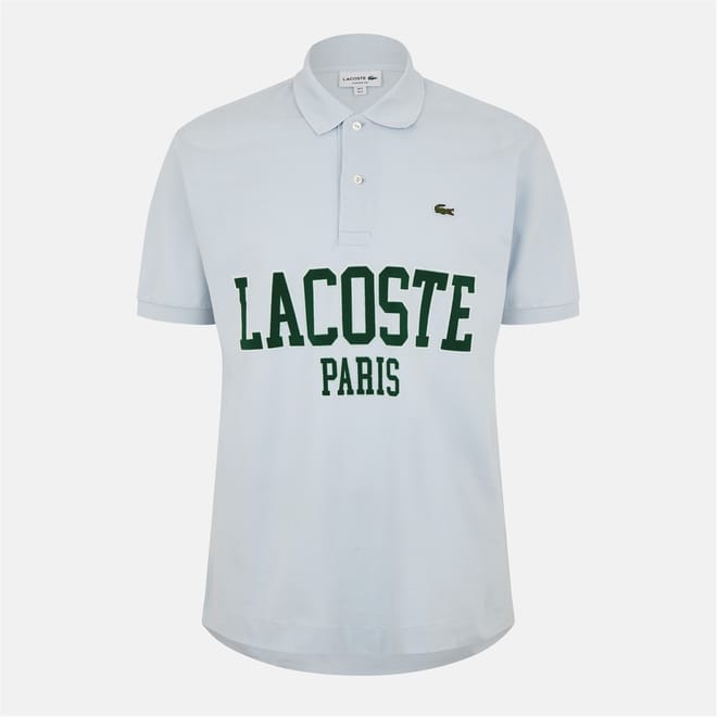Lacoste Lettering Regular Fit Polo