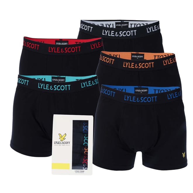 Mens Miller 5 Pack Boxer Shorts