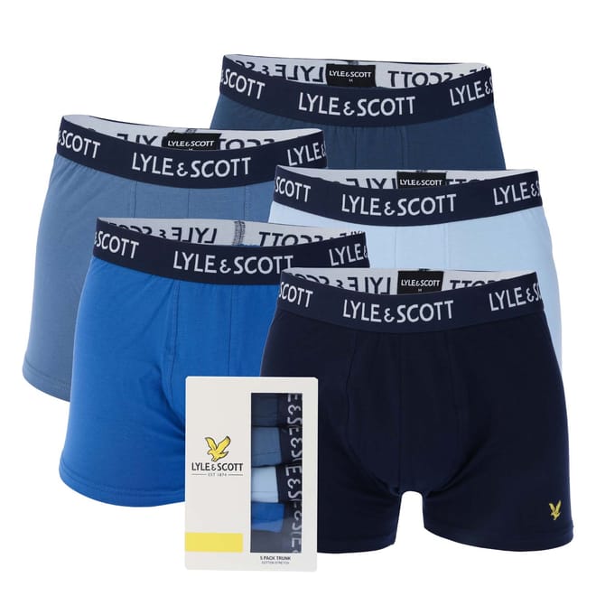 Mens Miller 5 Pack Boxer Shorts
