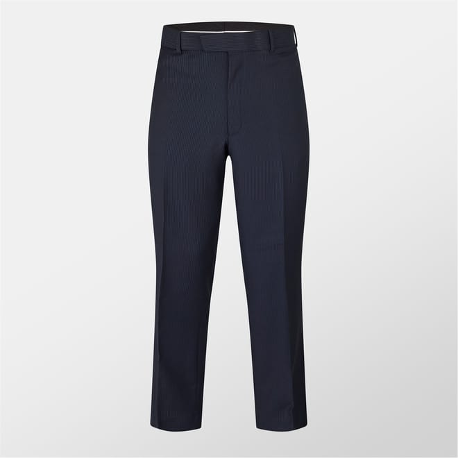Straight Leg Striped Trousers