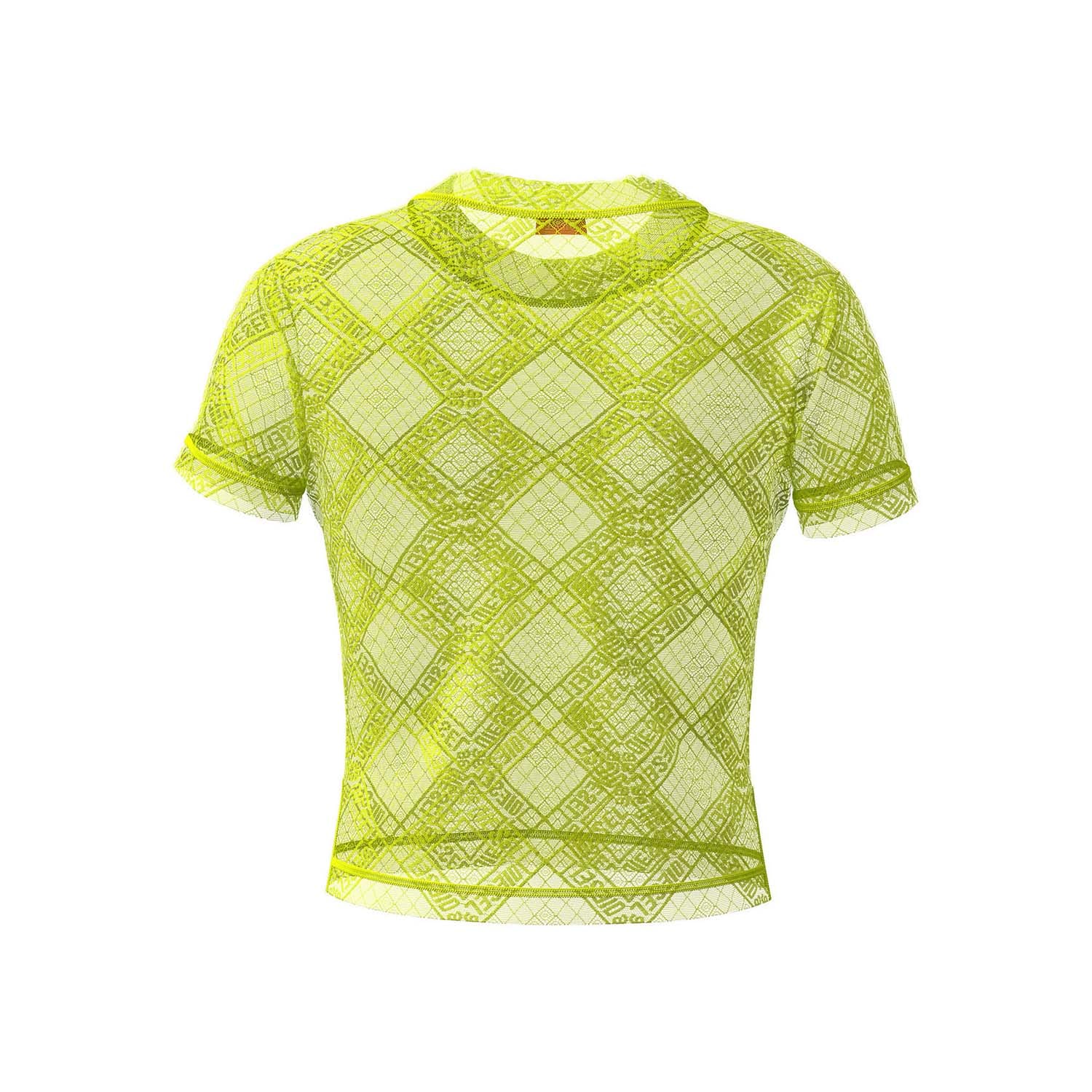 ★DIESEL★ UFTEE Melanie Short Sleeve T-Shirt Yellow A131050 Yellow Diesel Uftee-Melany T-Shirt - Get The Label