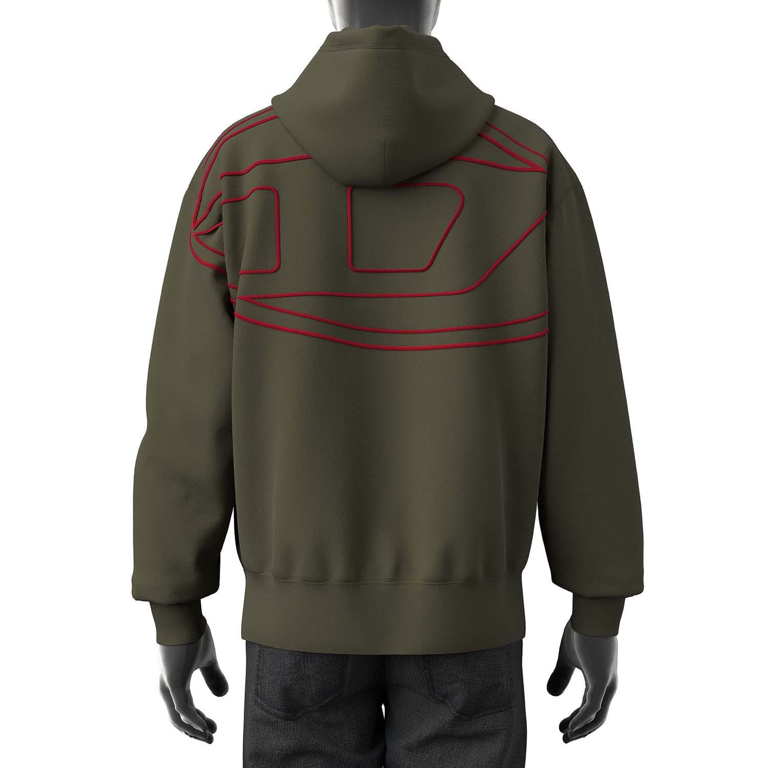 Green Diesel S-Macs-Hood-Megoval-D Hoodie - Get The Label