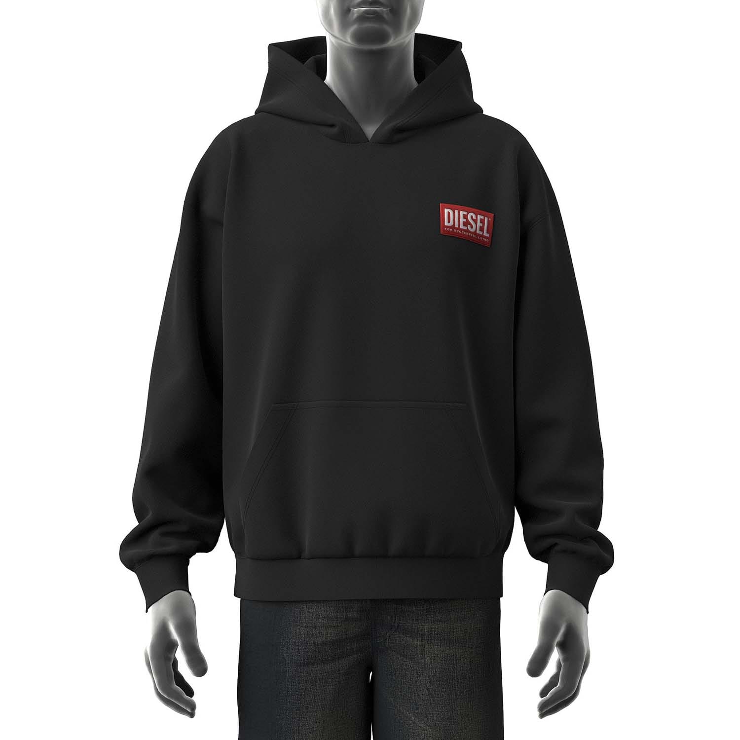 Black Diesel S-Nlabel-Hood-L1 Hoodie - Get The Label