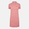 Ef7767 Collared Neck Knee Length T-Shirt Dress