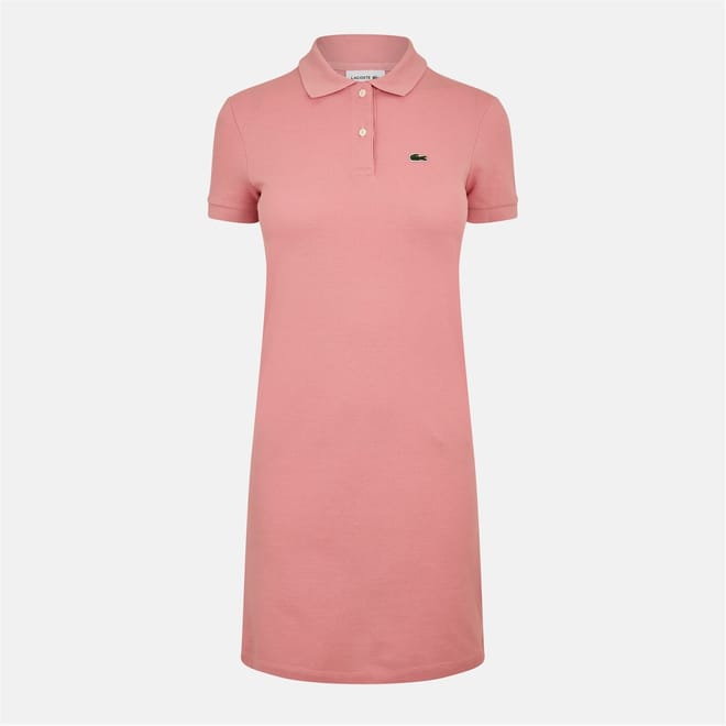 Ef7767 Collared Neck Knee Length T-Shirt Dress