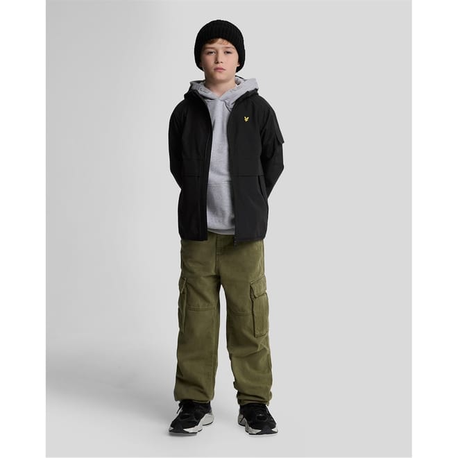 And S Hooded Windbreaker Jacket