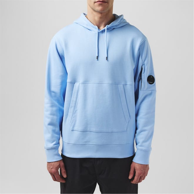 Diagonal Raised Fleece Hoodie