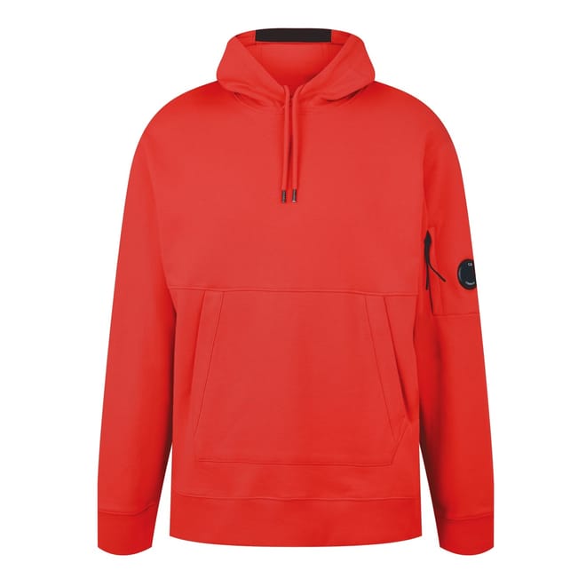 Diagonal Raised Fleece Hoodie