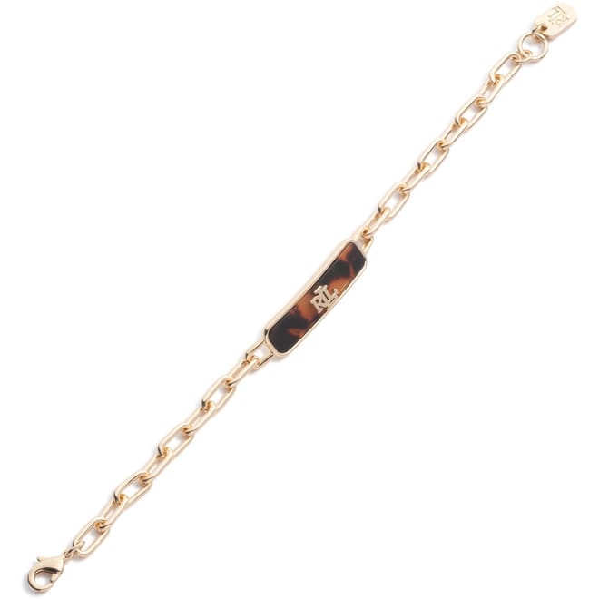 Lrl Crest Chain Link Bracelet