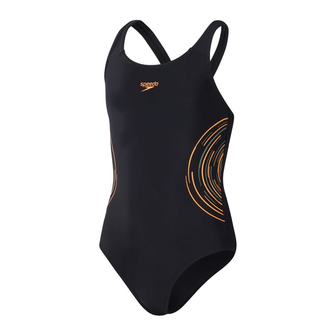 Placement Muscle Back One-Piece Swimsuit
