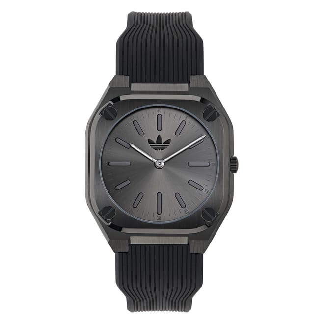 Tech Analogue Rubber Strap Watch