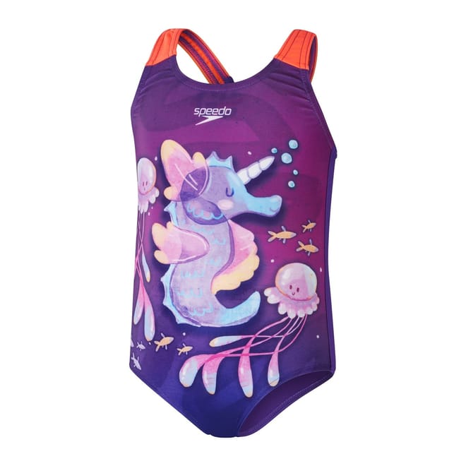 Digital Print One-Piece Swimsuit