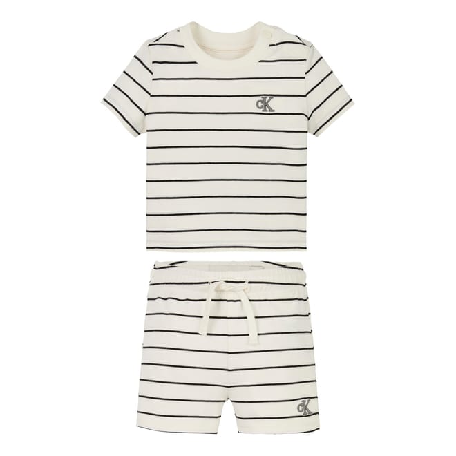 Crew Neck Short Sleeve T-Shirt and Short Set