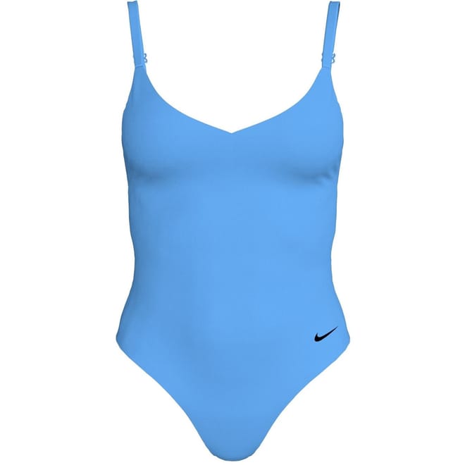 V Neck One Piece Swimsuit