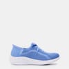Low Top Ribbed Flat Heel Sneakers