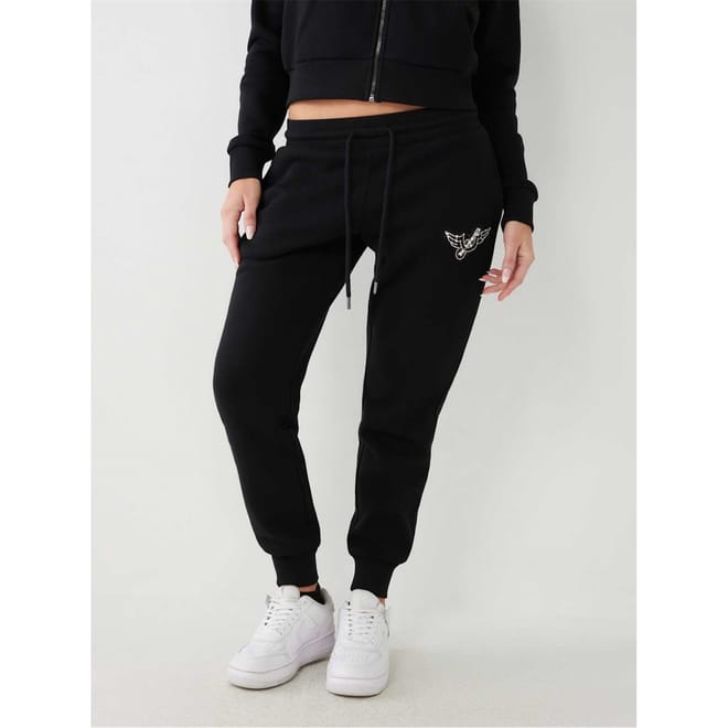 Retro Horse Ribbed Cuff Joggers