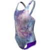 Hydra Strong Fastback Abstract Patterned One-Piece Swimsuit