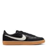 Leather Low Top Flat Heel Sneakers
