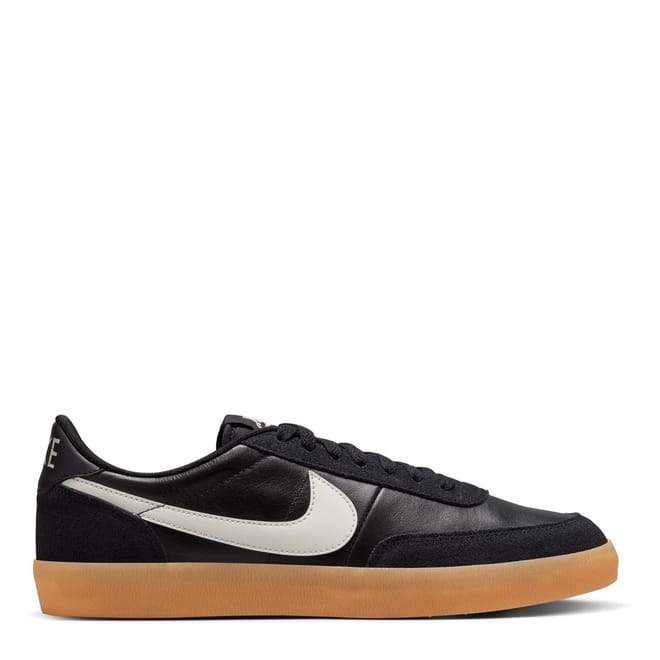Leather Low Top Flat Heel Sneakers