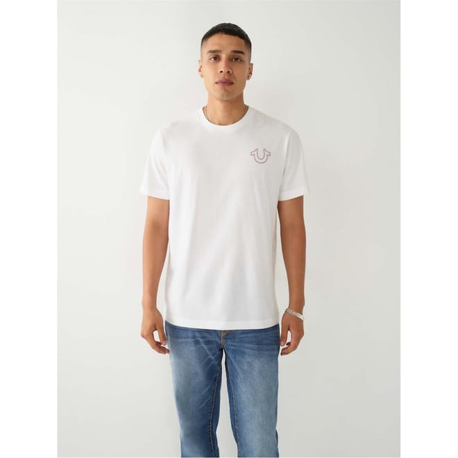 Buddha Print Crew Neck Regular Fit T-Shirt