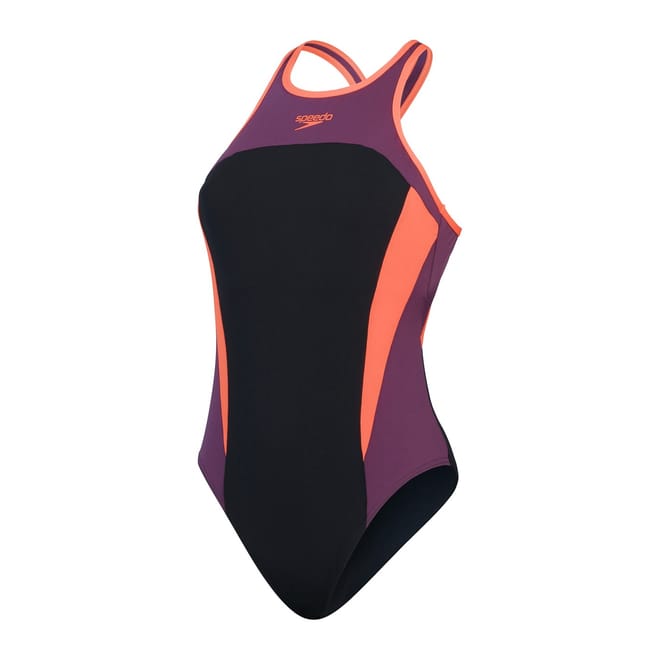 Hinks Color Block Snug Fit Swimsuit