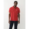 Relaxed Buddha Print Polo Shirt