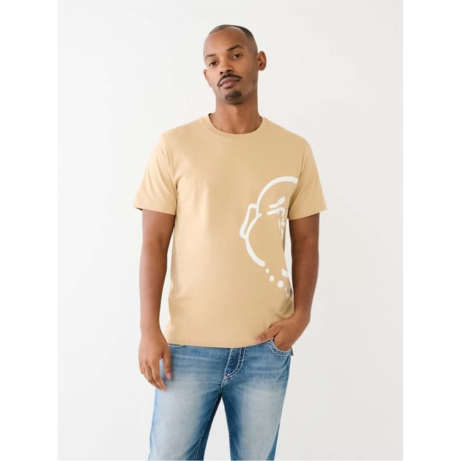 Buddha Print Regular Fit Crew Neck T-Shirt