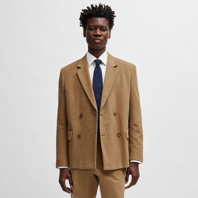 C-Cris Double-Breasted Blazer