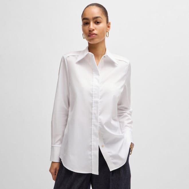 Buttonie Striped Blouse
