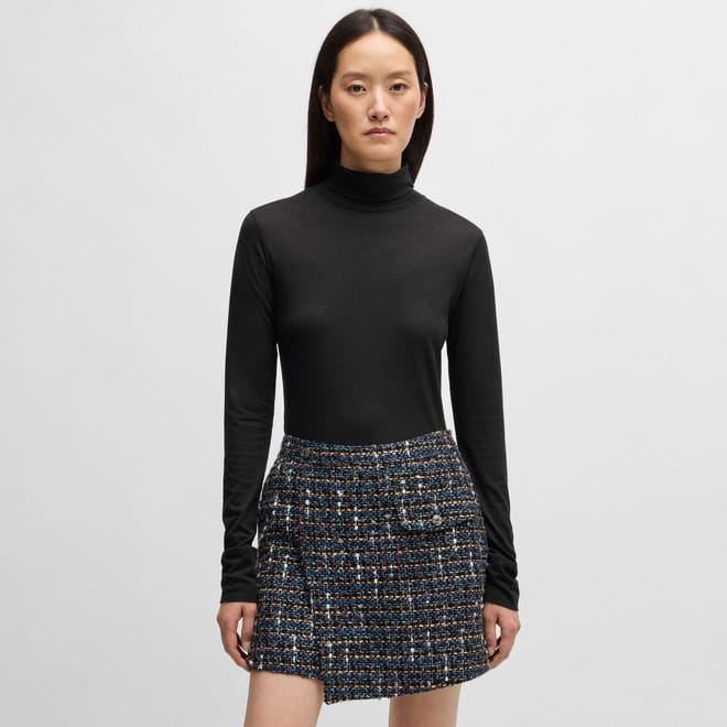 C_Emerie Slim-Fit Rollneck Top